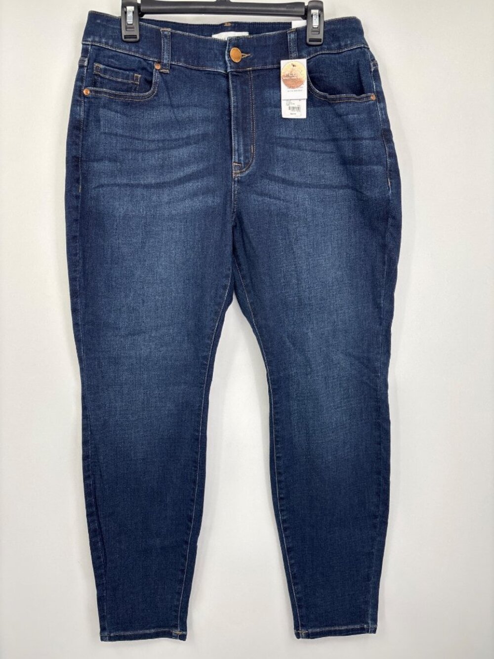 Lane Bryant Stretch Waist Curvy Fit High Rise Skinny Jean Size 16 NEW